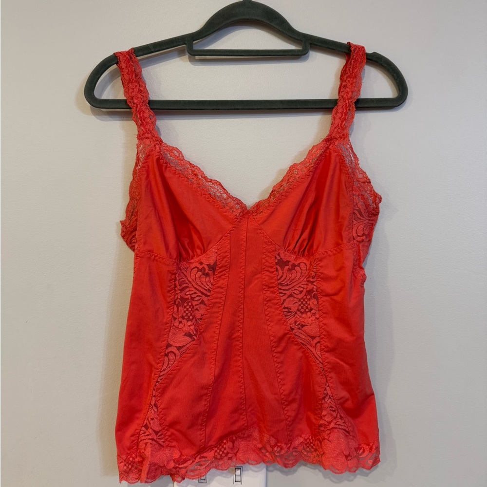 Victoria's Secret Red Lace Camisole